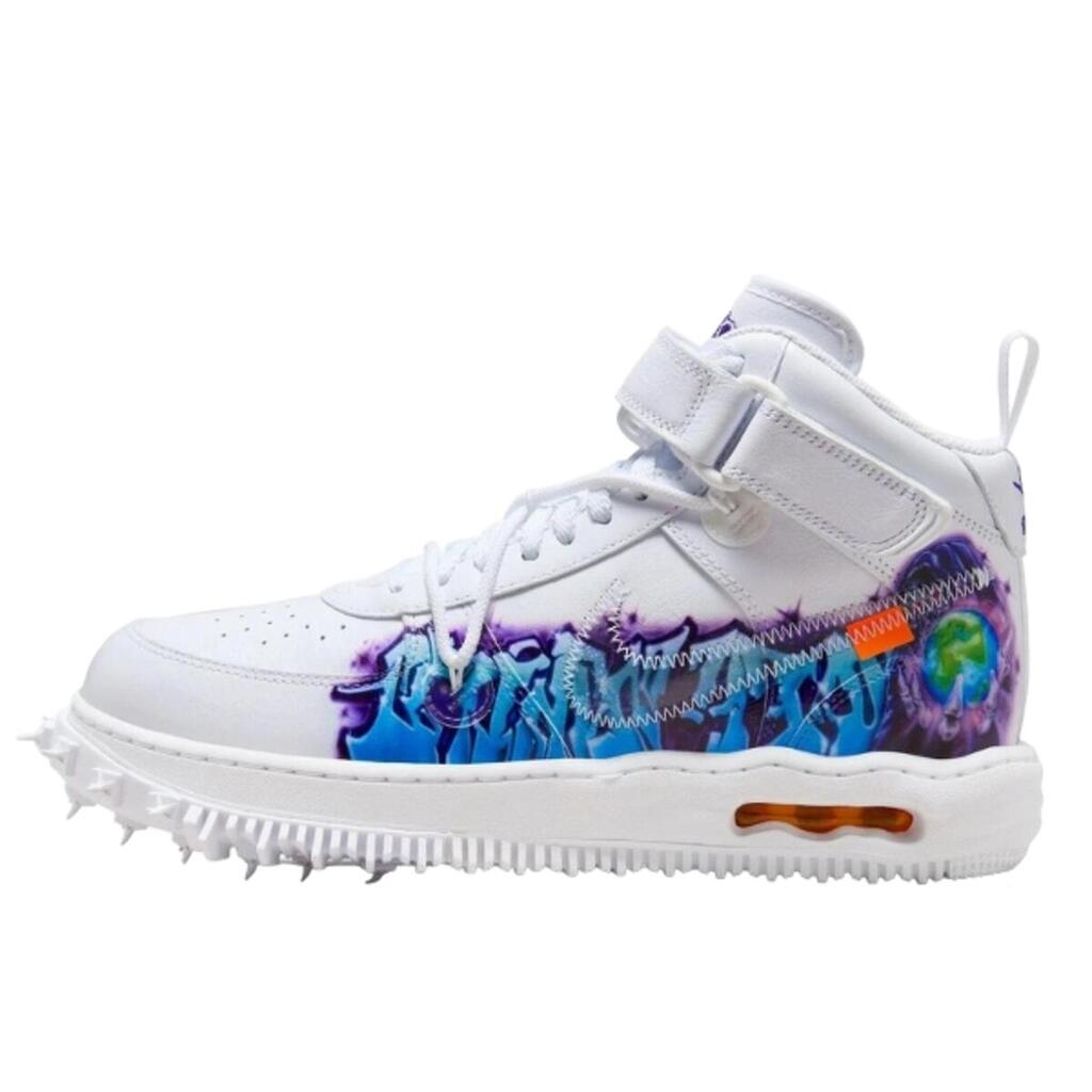 Shoes  Air Force 1 Mid Off-White Graffiti White