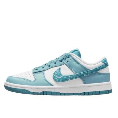 Schoenen dunk low wmns blue paisley