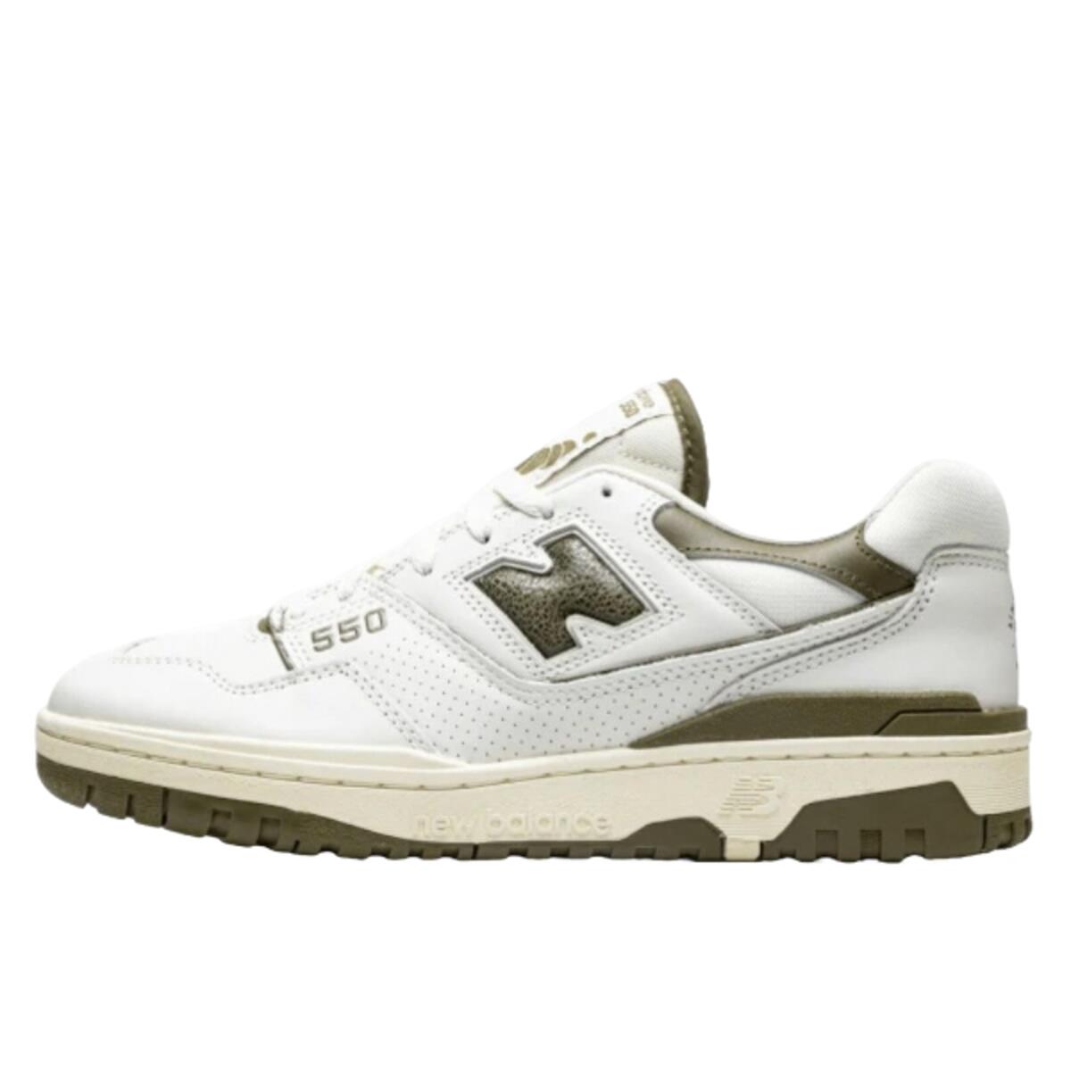 New Balance - Chaussures  550 Aime Leon Dore Olive - Baskets - Blanc - 40,5 - Decathlon
