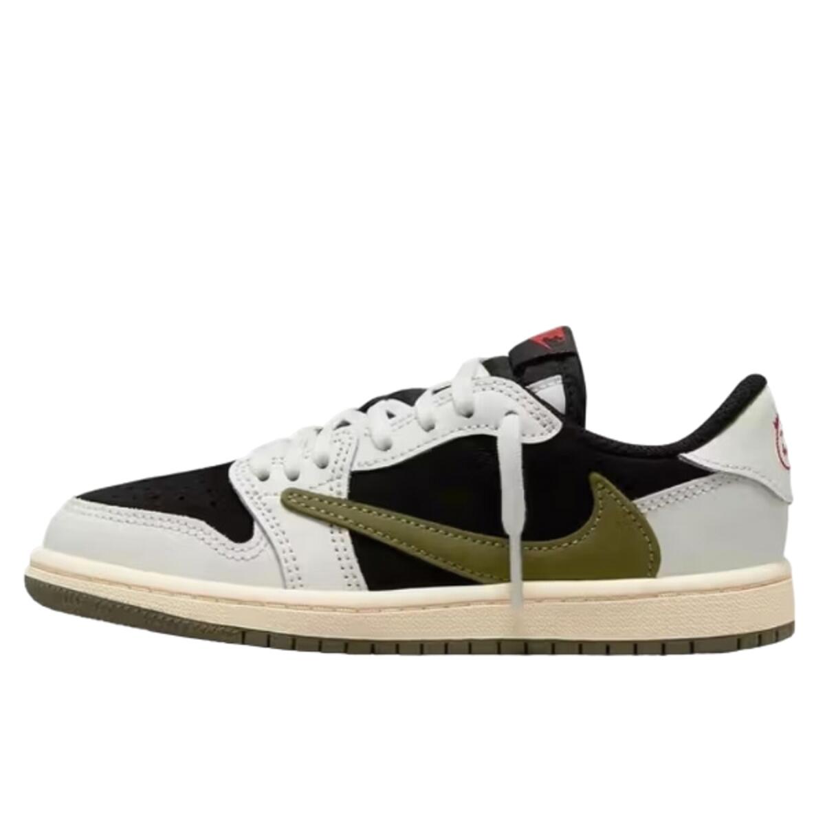 Jordan - Chaussures 1 Low Travis Scott Olive - Baskets - Noir - 36 Xs - Decathlon