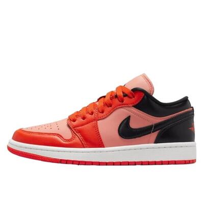 Scarpe 1 Low Orange Black