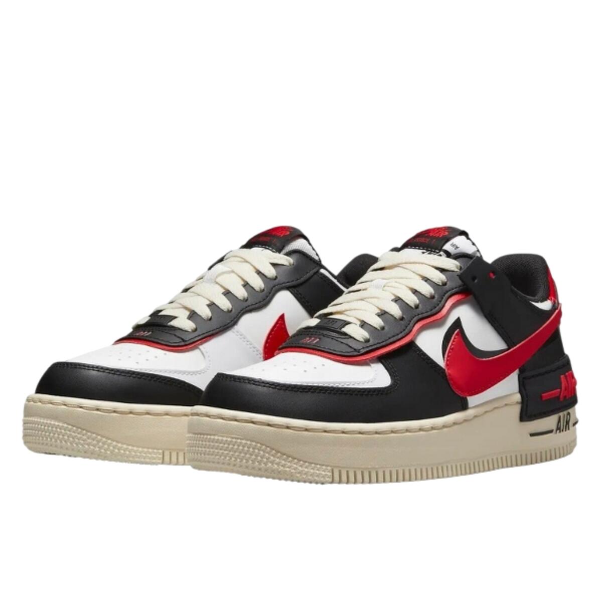 Schoenen  Air Force 1 Shadow White Black Red 2/3