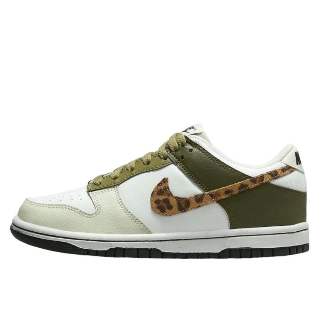 Shoes  Dunk Low Olive Leopard