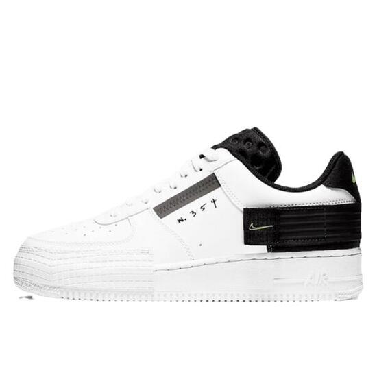 Schuhe Air Force 1 Drop Type White Black Volt