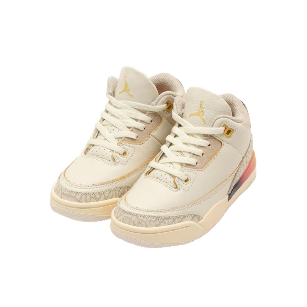 JORDAN Schuhe  3 Retro SP J Balvin Medellín Sunset Enfants et bébés