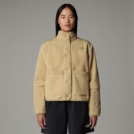 The North Face polaire W CRAGMONT FLEECE JACKET - KHAKI STONE