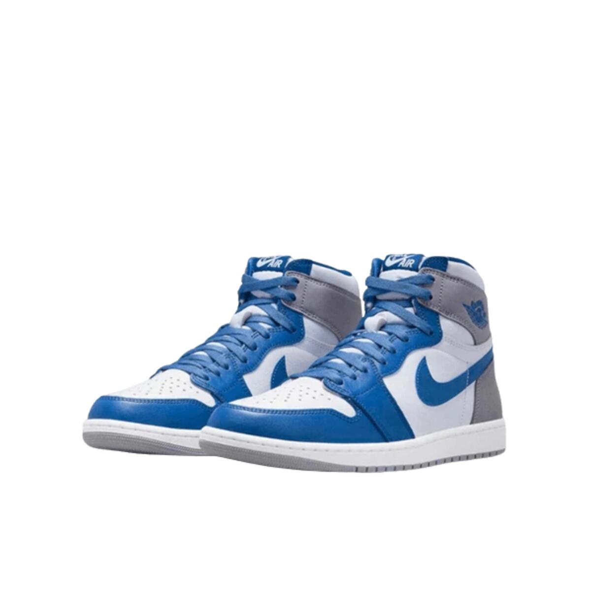 Chaussures  1 Retro High OG True Blue Enfant et Bébé 2/3