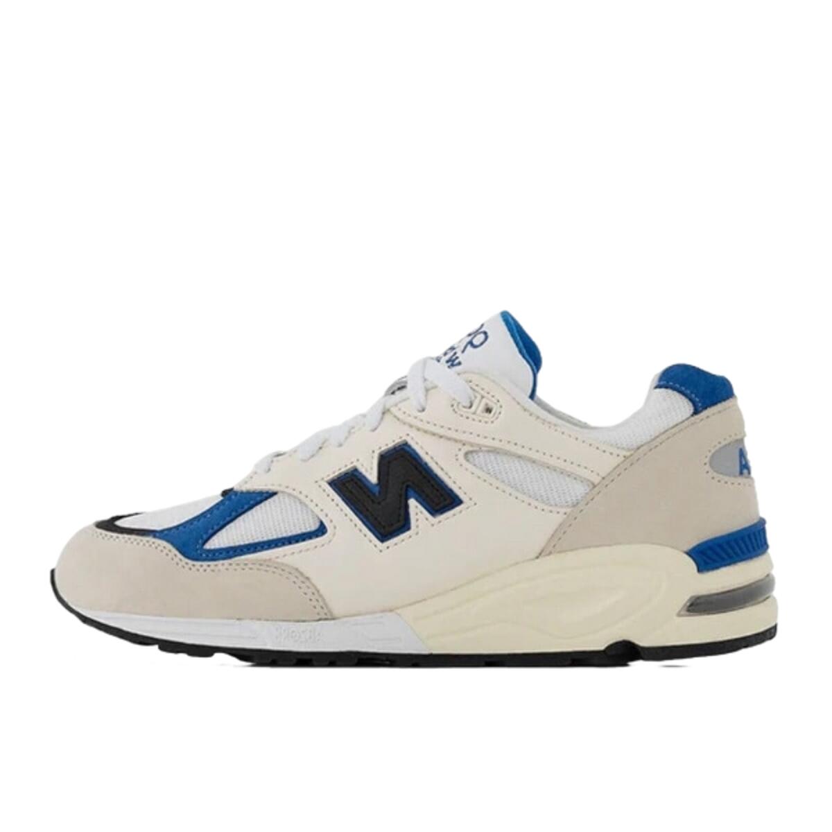 NEW BALANCE Shoes  990 v2 Made In USA White Blue