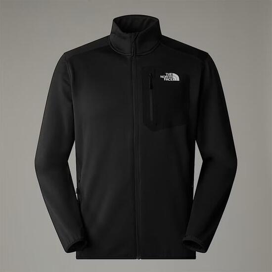Giacca In Pile Stemma Cerniera Su Intera Lunghezza Uomo The North Face Nero