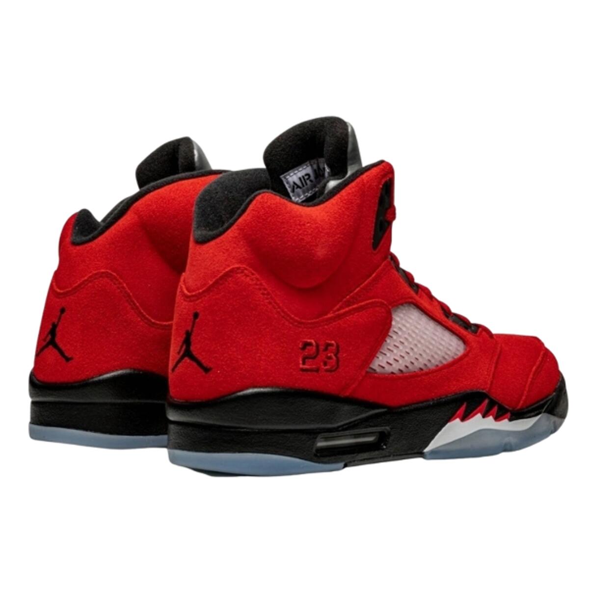 Chaussures  5 Retro Raging Bulls Red 2021 3/4