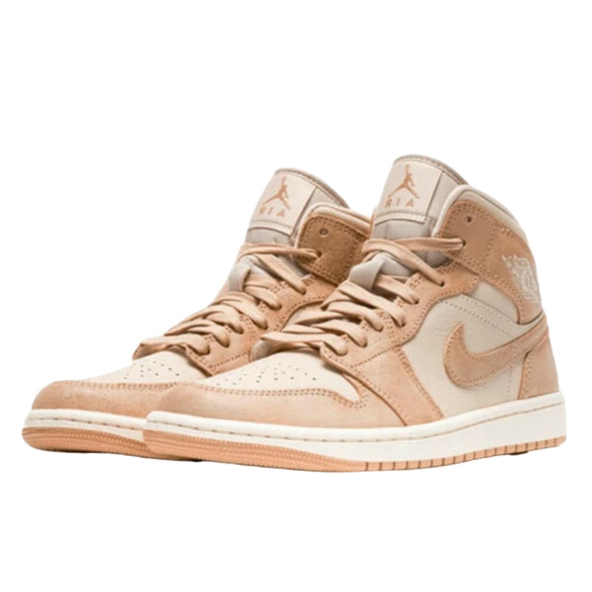 JORDAN Shoes  1 Mid SE Legend Light Brown