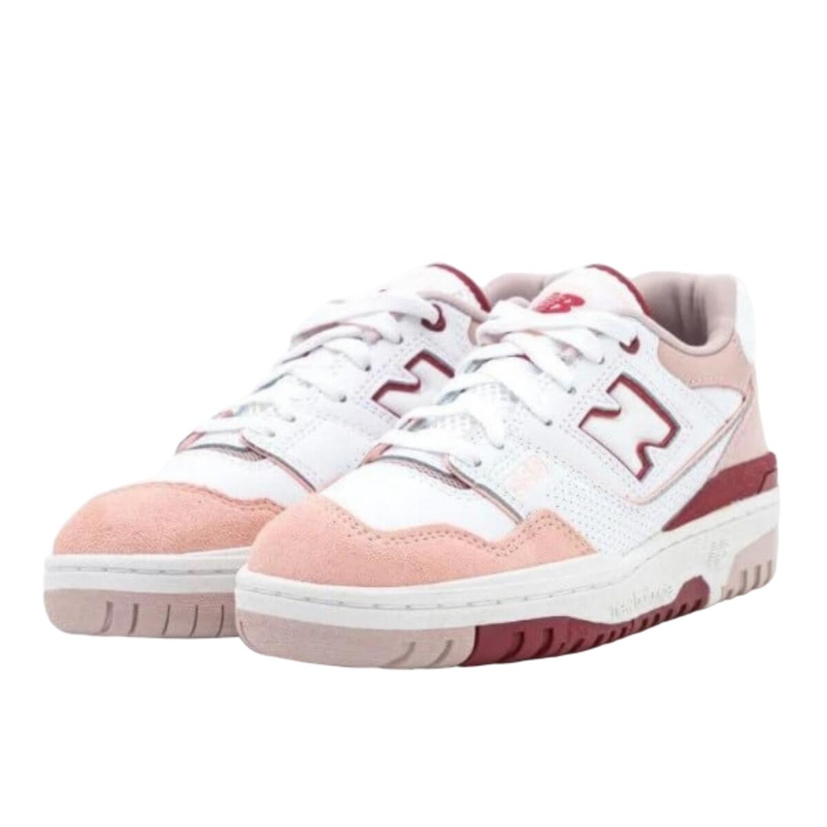 Schoenen  550 White Scarlet Pink 2/3