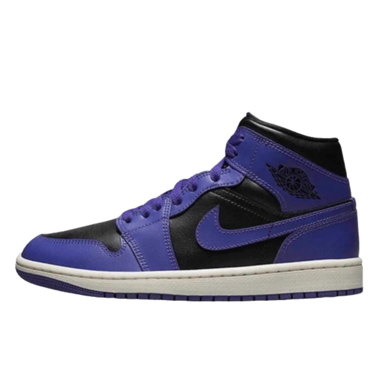 JORDAN Shoes  1 Mid Purple Black