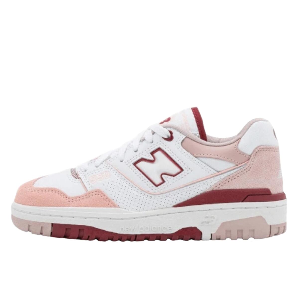 Schoenen  550 White Scarlet Pink 1/3