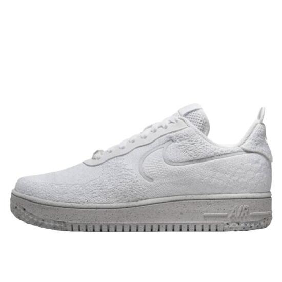Scarpe Air Force 1 Low Crater Flyknit White Platinum Tint