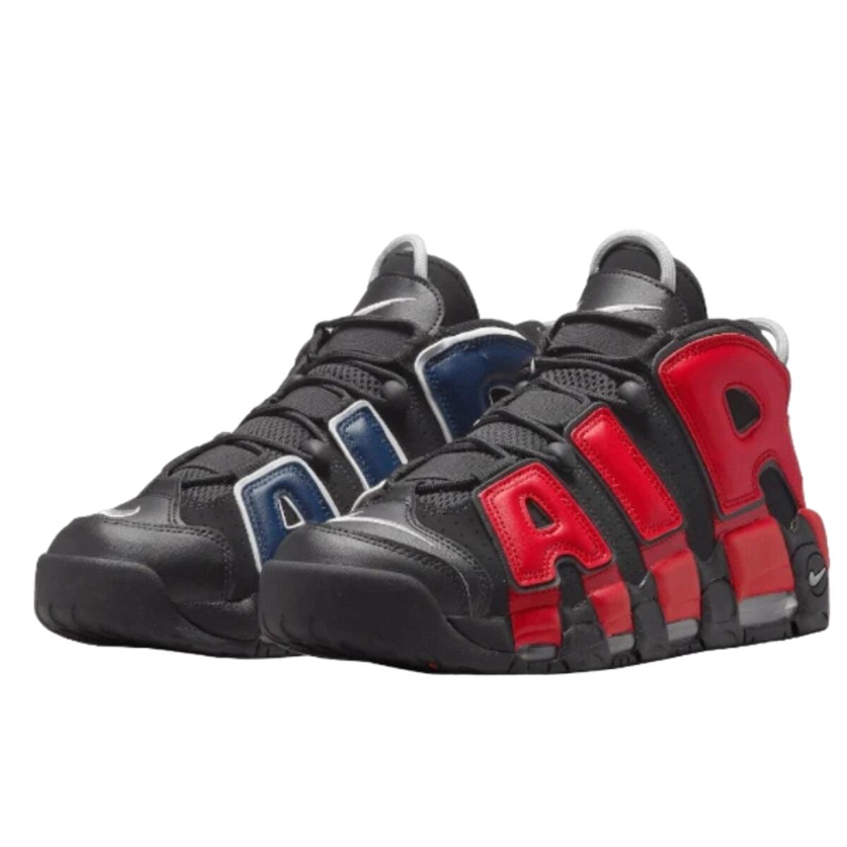 Zapatillas  Air More Uptempo Alternates Split Navy Red 2/3