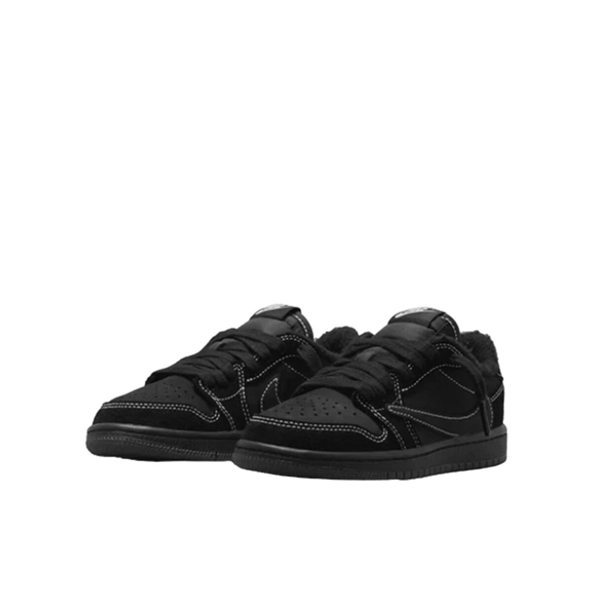 Scarpe  1 Low SP Travis Scott Black Phantom Enfant et Bébé 2/3