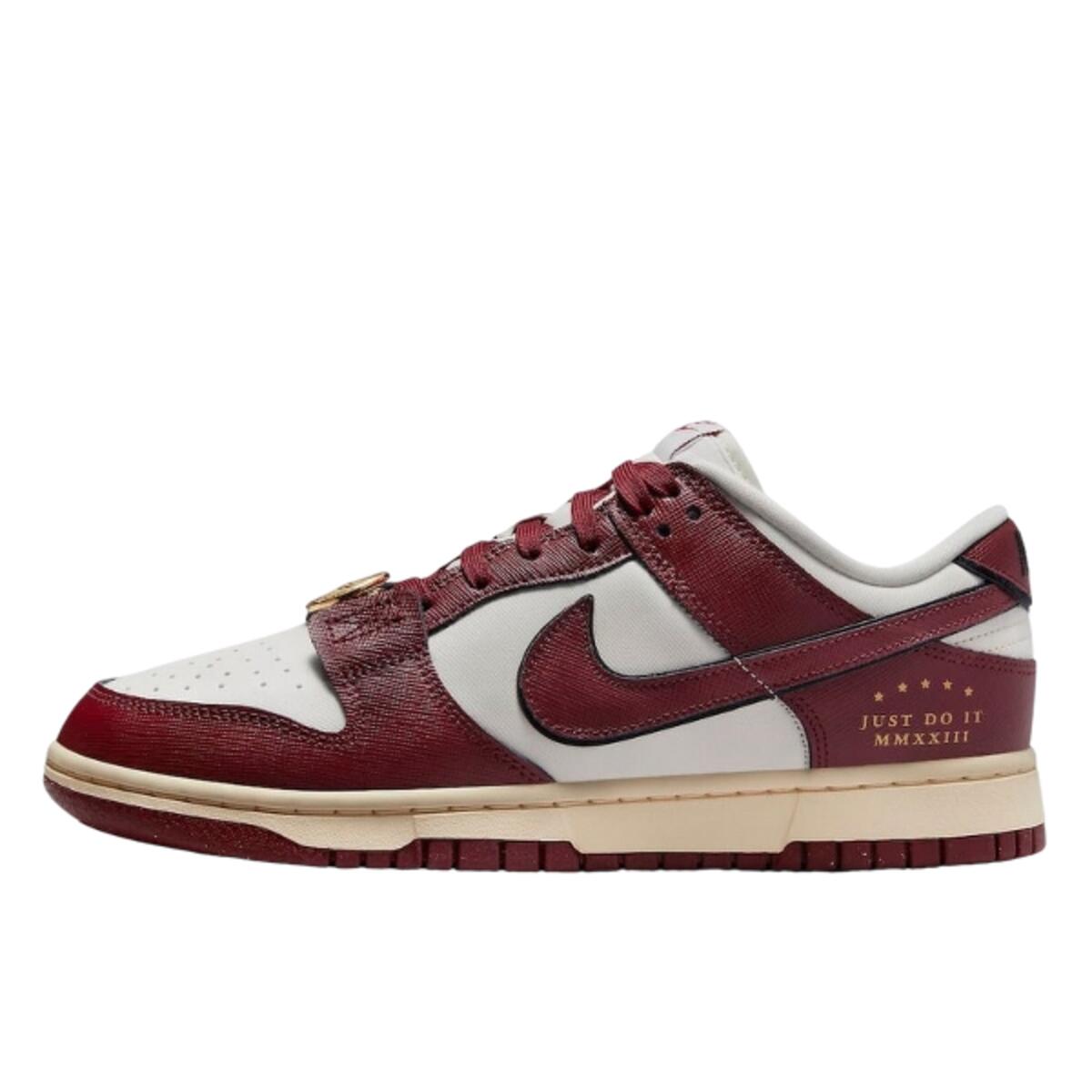 Nike - Chaussures Dunk Low Se Just Do It Sail Team Red - Baskets - Blanc - 44 L - Decathlon