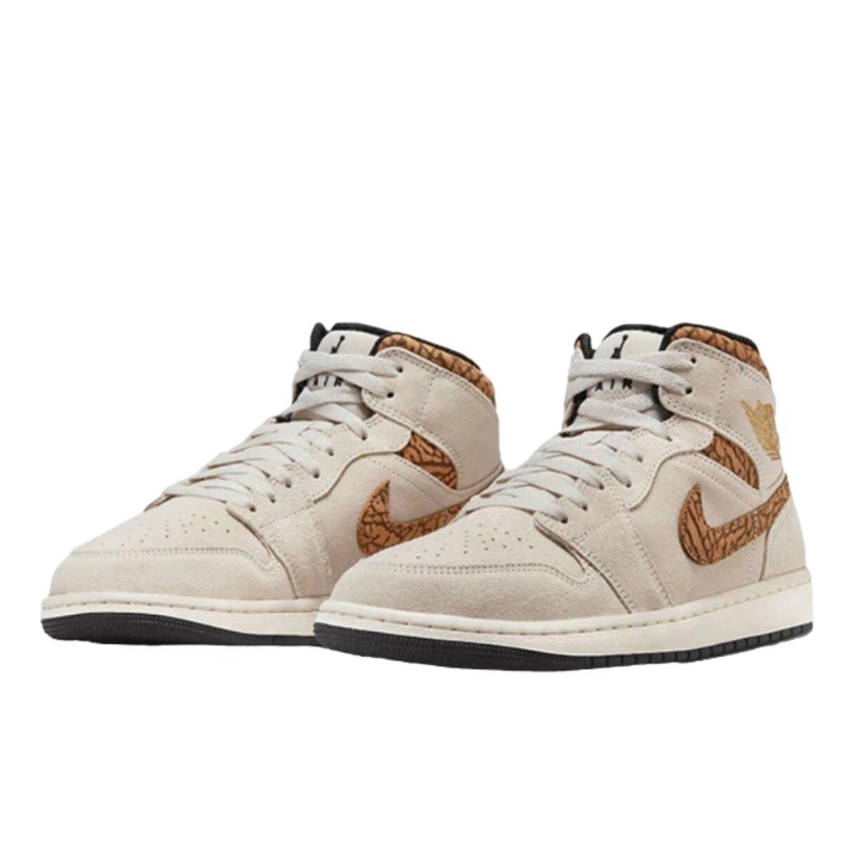 Chaussures  Air Jordan 1 Mid SE Brown Elephant 2/6