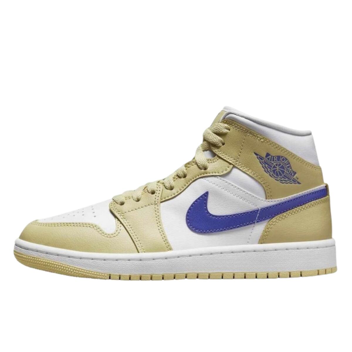 JORDAN Shoes  1 Mid Lemon Wash