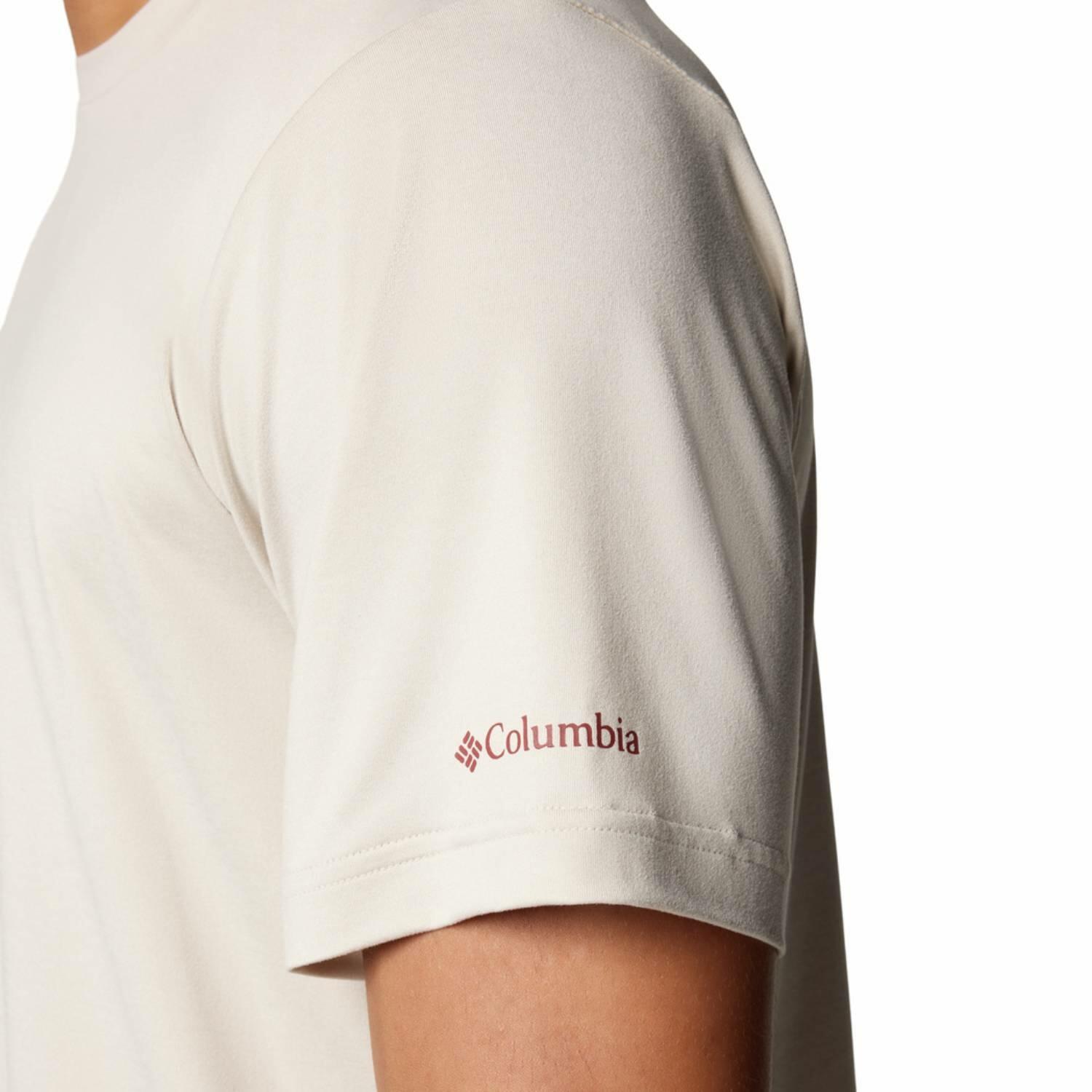 Tee Shirt Respirant Columbia "Kwick Hike™ Graphic SS Tee" S Beige 4/4