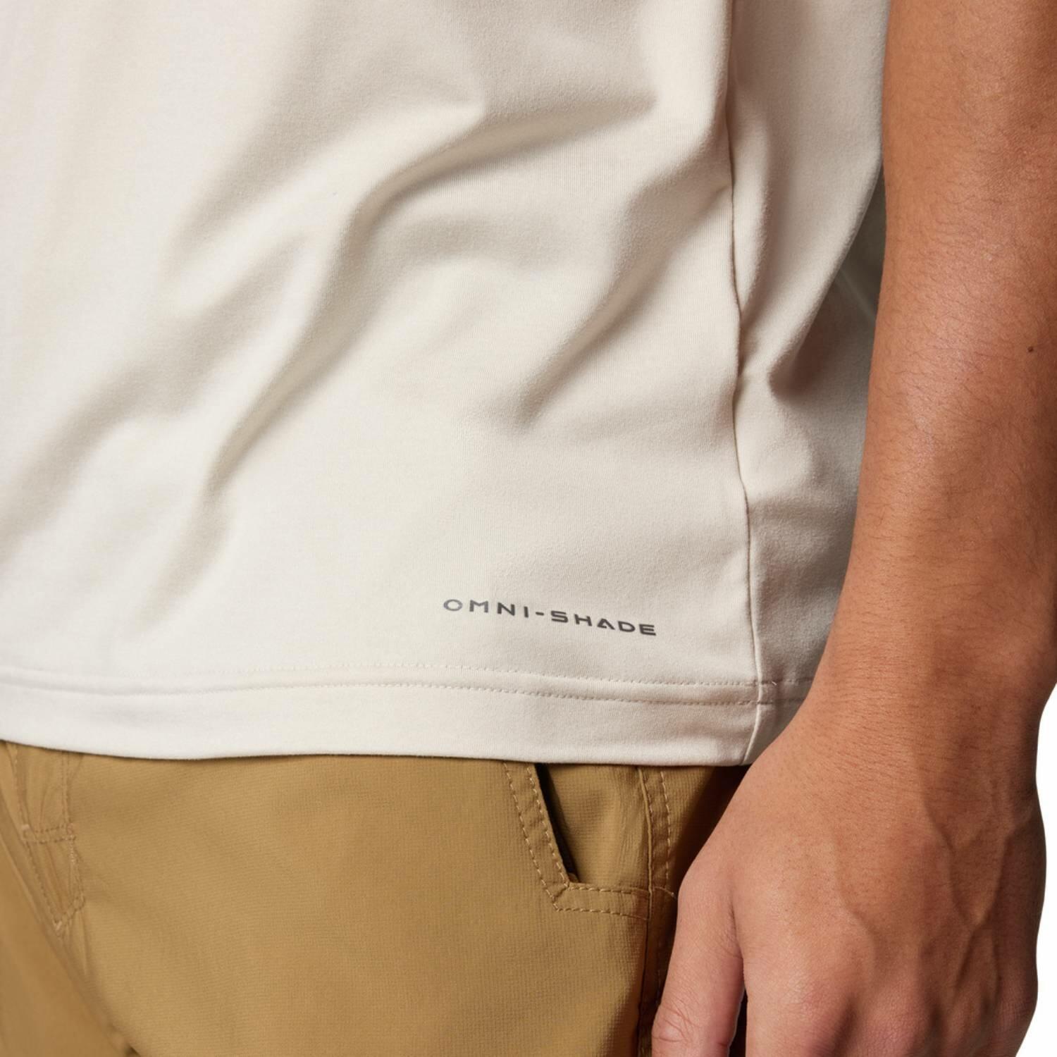 Tee Shirt Respirant Columbia "Kwick Hike™ Graphic SS Tee" S Beige 3/4