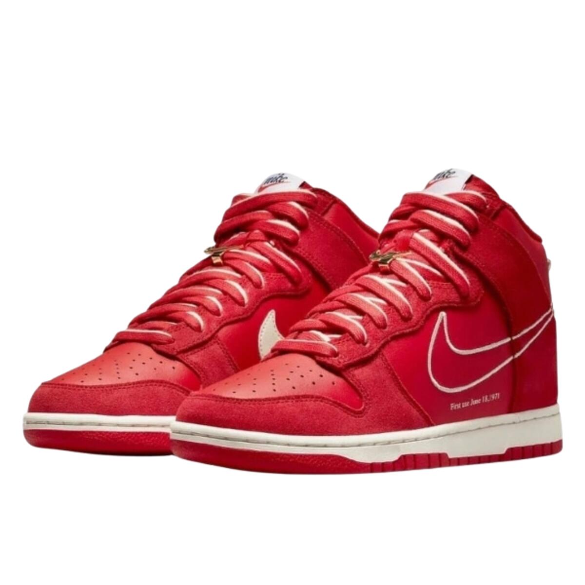 Chaussures  Dunk High First Use Red 2/3