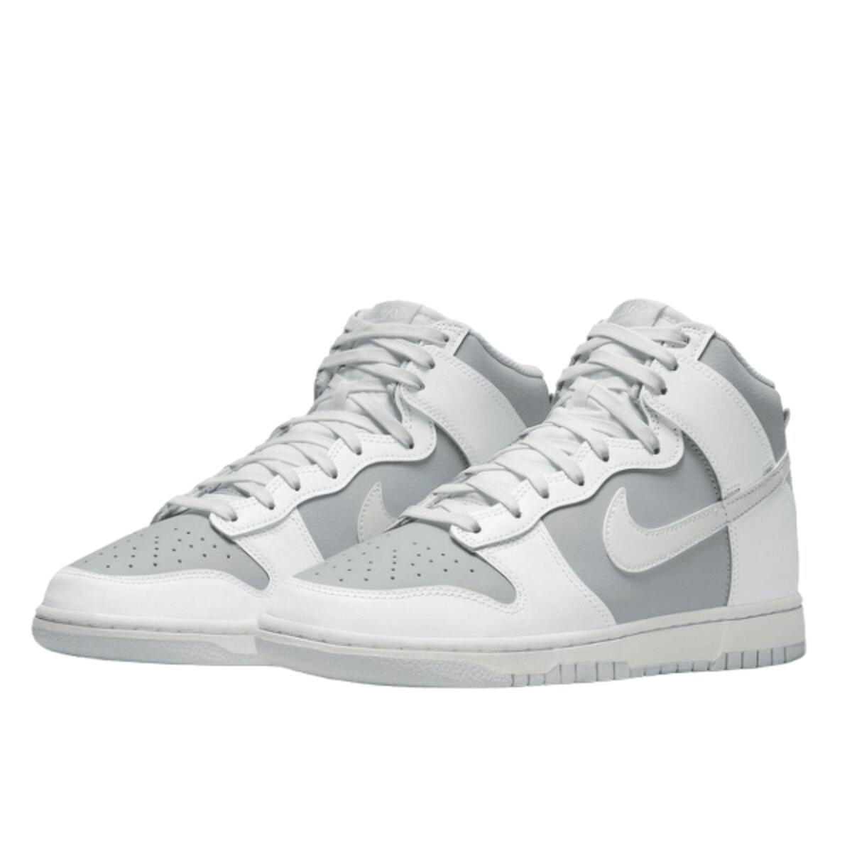 Chaussures  Dunk High Retro Grey White 2/6