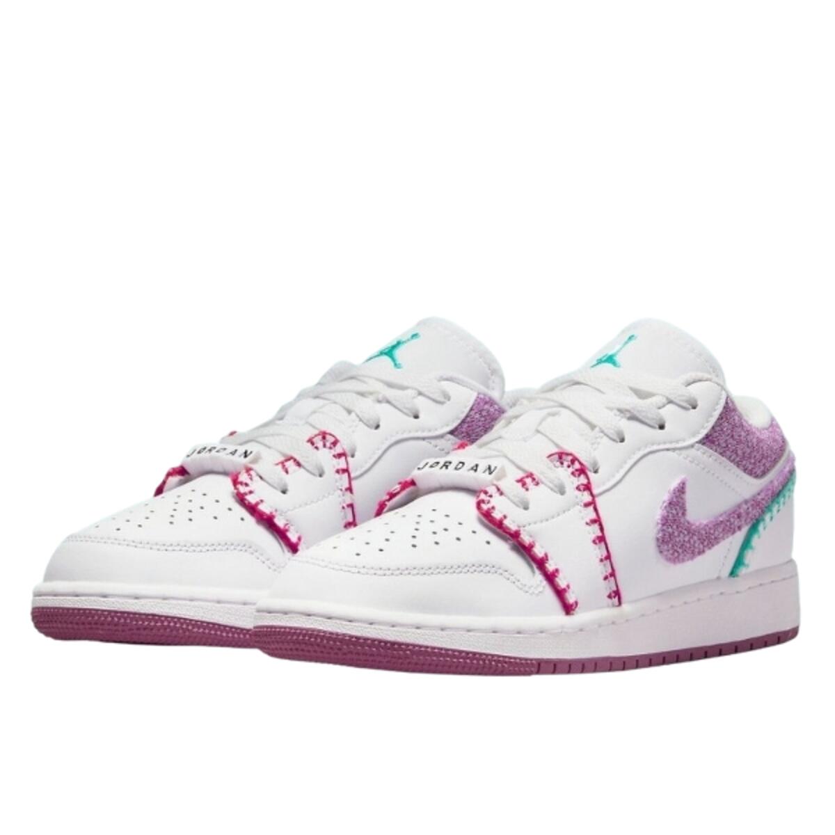 Shoes  1 Low White Light Bordeaux 2/3