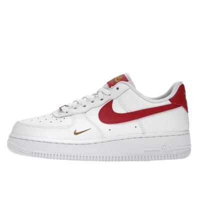 Zapatillas Air Force 1 Low Essential Gym Red Mini Swoosh