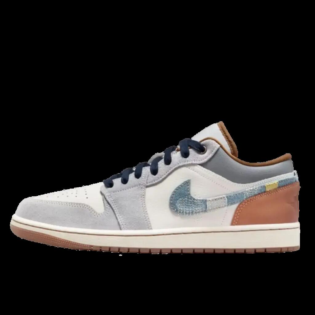 Shoes  1 Low SE Phantom Repaired Denim Swoosh