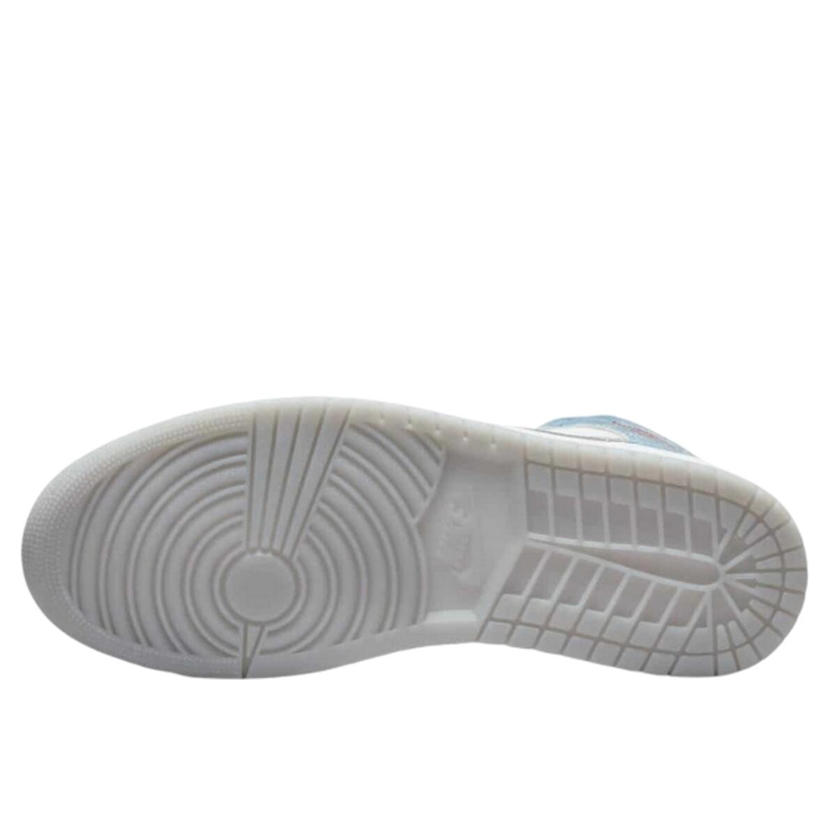 Scarpe  1 Mid French Blue Fire Red 3/3