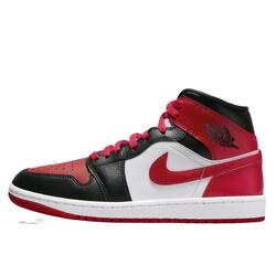Chaussures 1 Mid White Bred Toe
