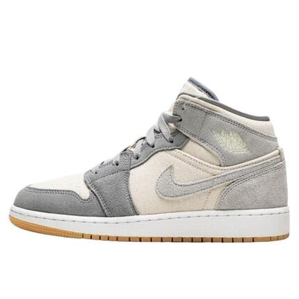Zapatillas 1 Mid Coconut Milk Particle Grey