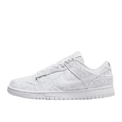 Schoenen dunk low white paisley