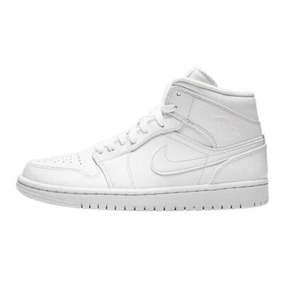 Scarpe 1 Mid Triple White