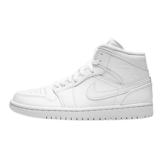 Scarpe 1 Mid Triple White