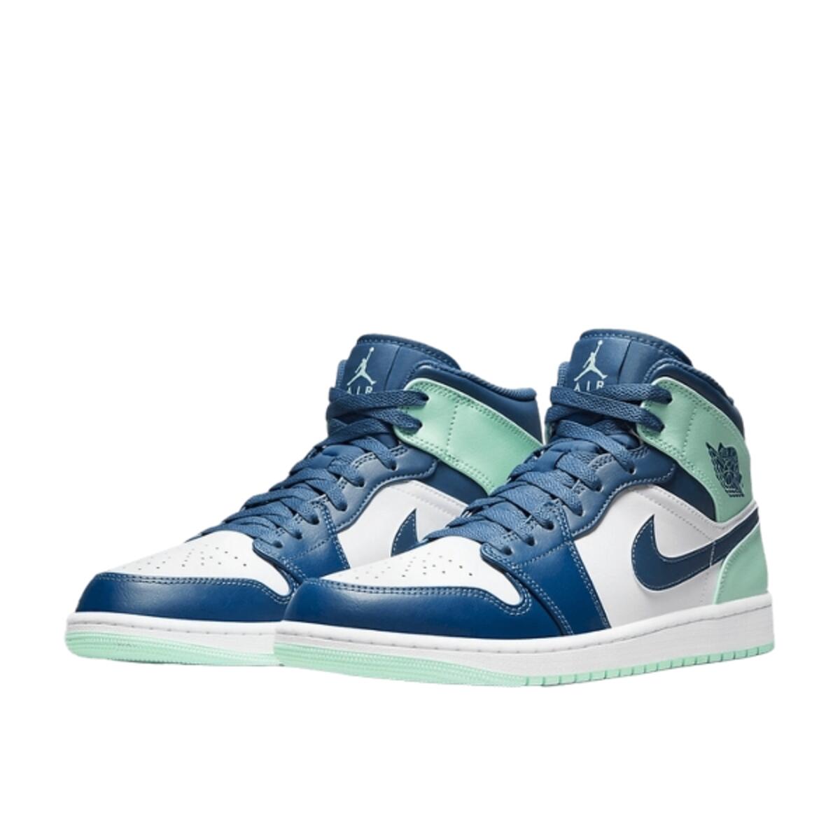 Zapatillas  1 Mid Blue Mint 2/2