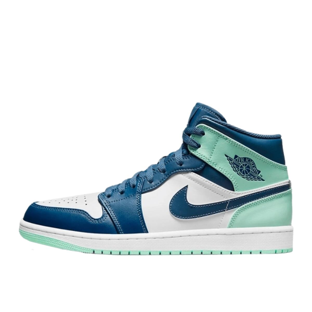 JORDAN Scarpe  1 Mid Blue Mint