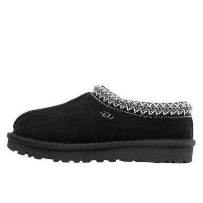 Schoenen tasman slipper black