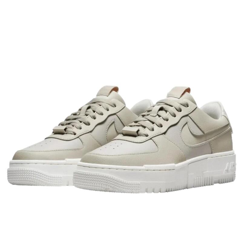 Air Force 1 Low Pixel Stone Bone Summit White