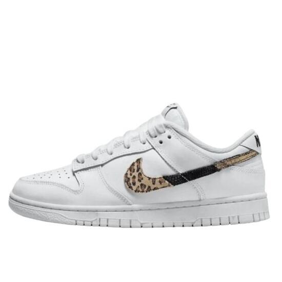 Chaussures Dunk Low Animal Print White