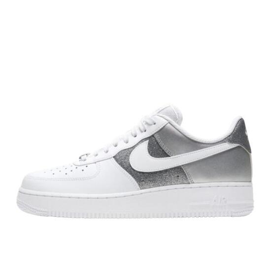 Schuhe Air Force 1 Low 07 White Metallic Silver
