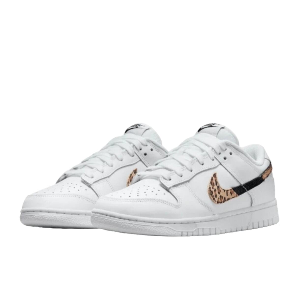 Schoenen  Dunk Low Animal Print White 2/5