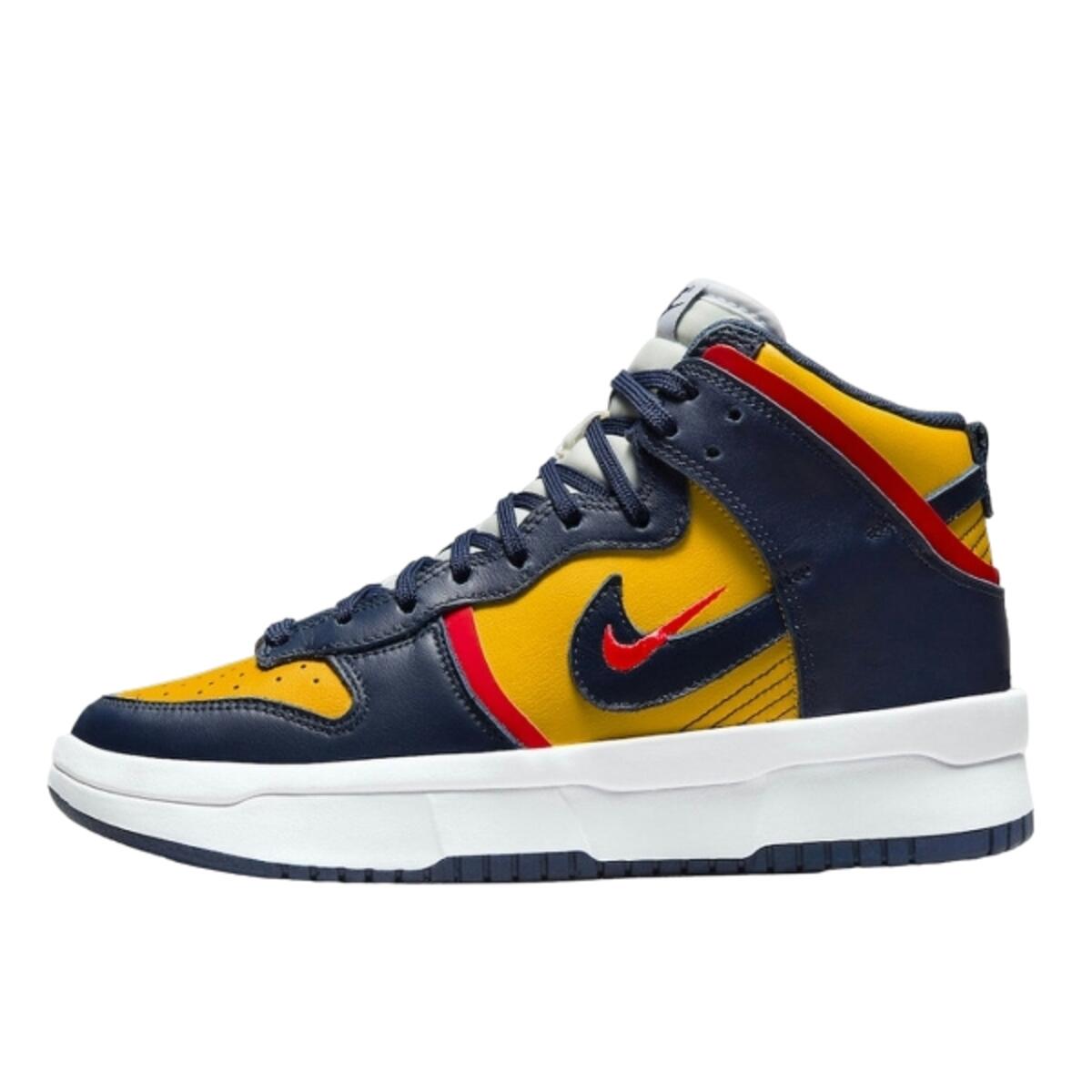Nike - Chaussures  Dunk High Up Michigan - Baskets - Jaune - 40 M - Decathlon