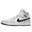 Air Jordan 1 Mid White Light Smoke Grey