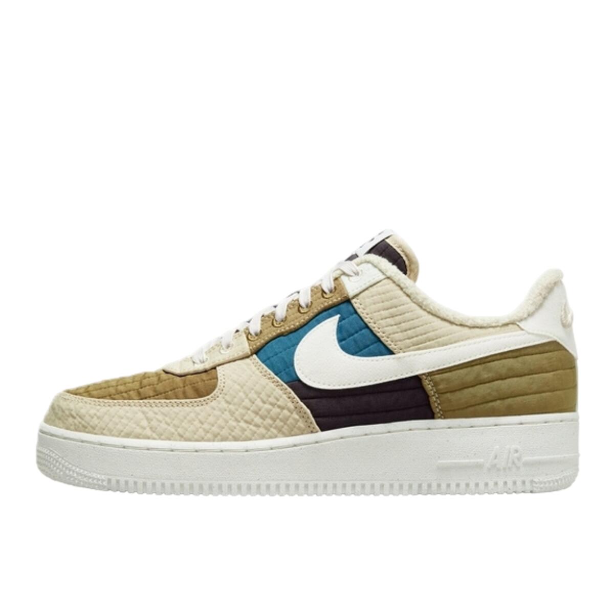 Nike - Chaussures  Air Force 1 Low '07 Lx Toasty Brown Kelp Sail Rattan Cave Purple - Baskets - Marron - 43 - Decathlon