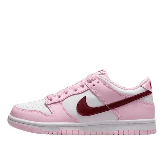 Scarpe Dunk Low Pink Red White