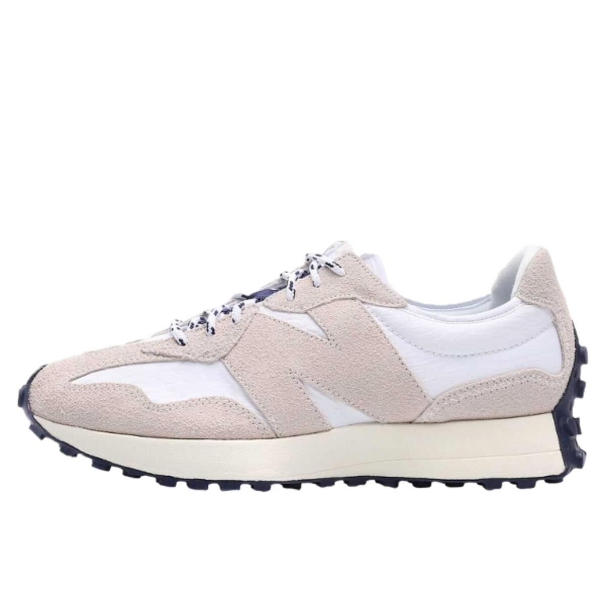New Balance - Chaussures  327 Moonbeam White - Baskets - Blanc|orange - 42,5 - Decathlon
