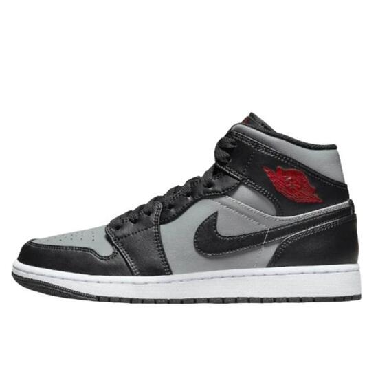 Schuhe 1 Mid Shadow Red